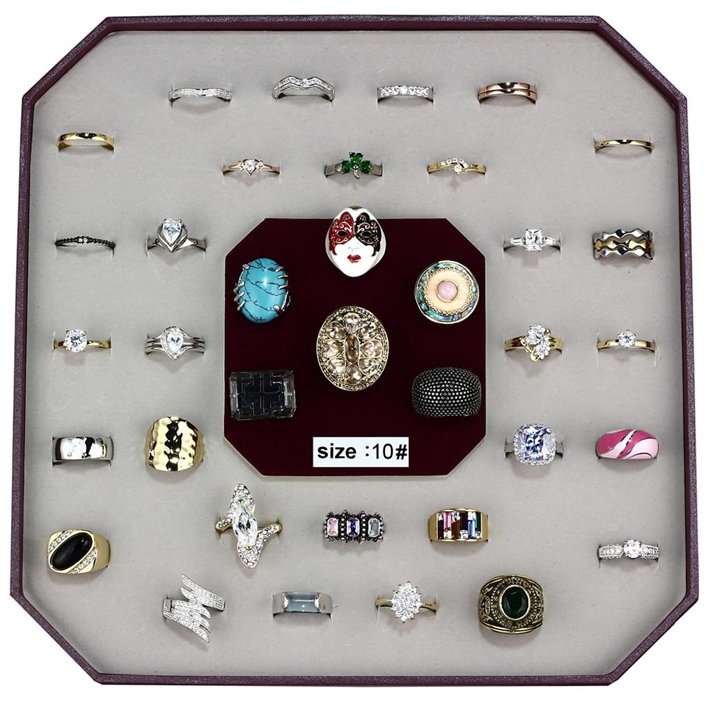 001 SIZE10 Assorted Brass Ring with Assorted in Assorted VK