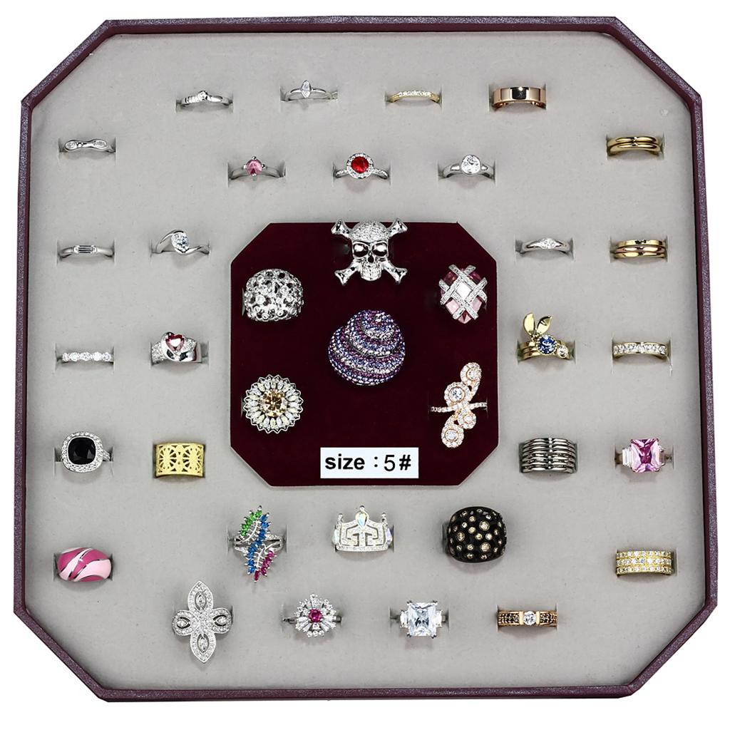 001 SIZE5 Assorted Brass Ring with Assorted  in Assorted VK 