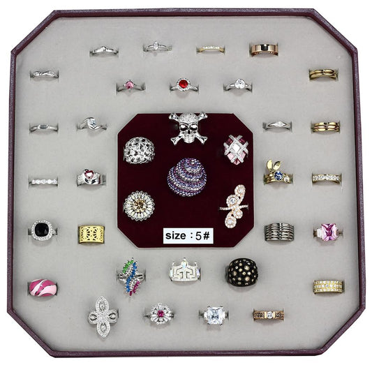 001 SIZE5 Assorted Brass Ring with Assorted  in Assorted VK 