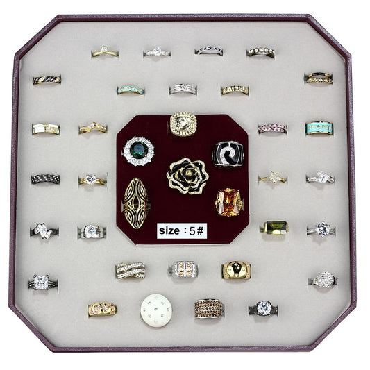 003 SIZE5 Assorted Brass Ring with Assorted  in Assorted VK 