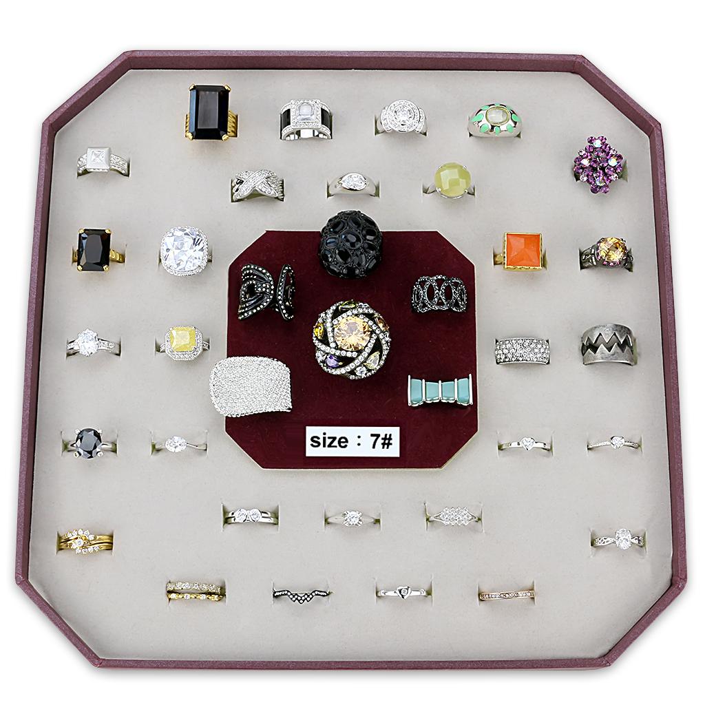 005 SIZE7 Assorted Brass Ring with Assorted  in Assorted VK 