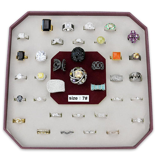 005 SIZE7 Assorted Brass Ring with Assorted  in Assorted VK 